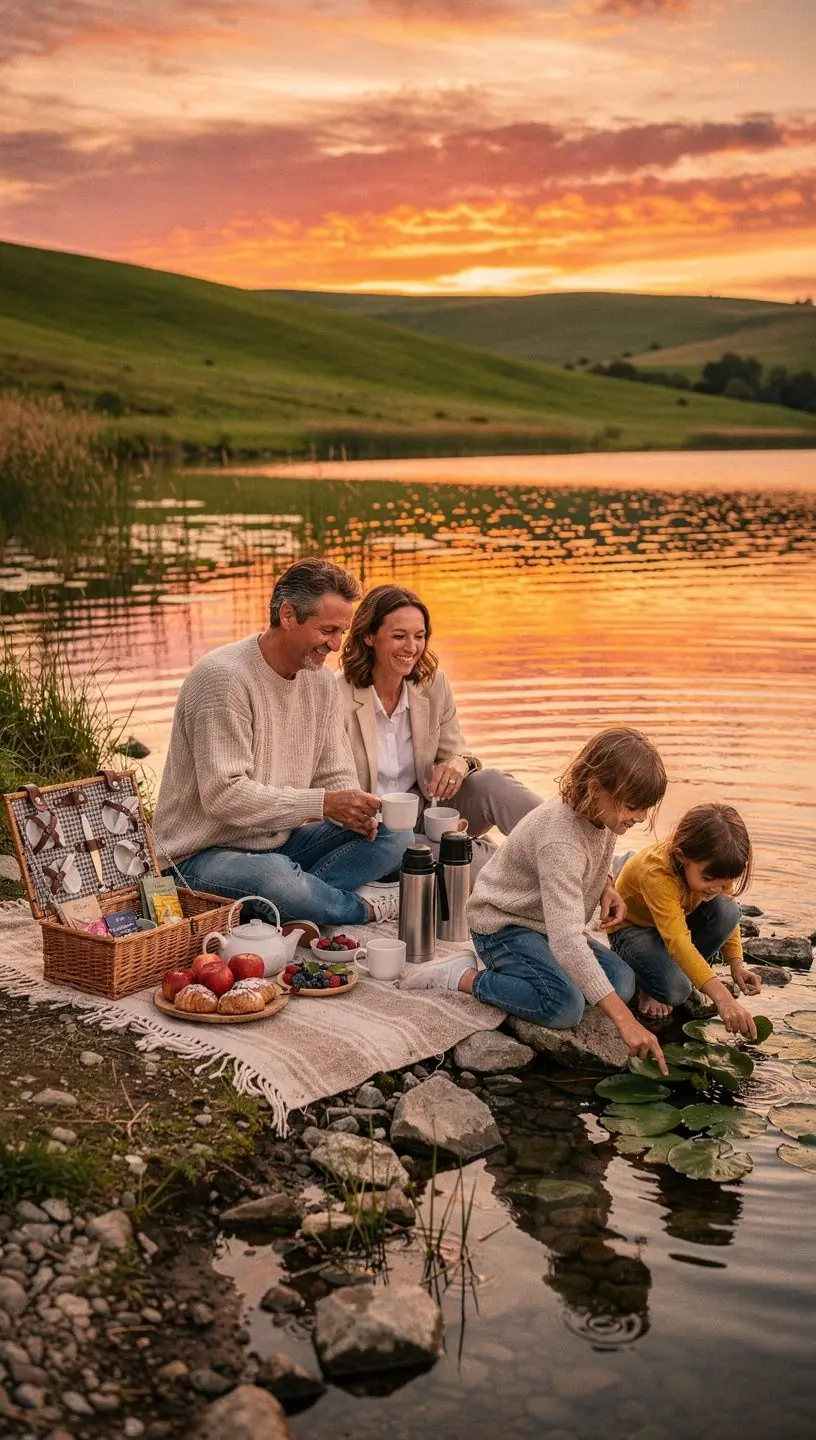 Cez okno vnikajúce slnečné lúče osvetľujú šálku čaju a voňavé bylinky.